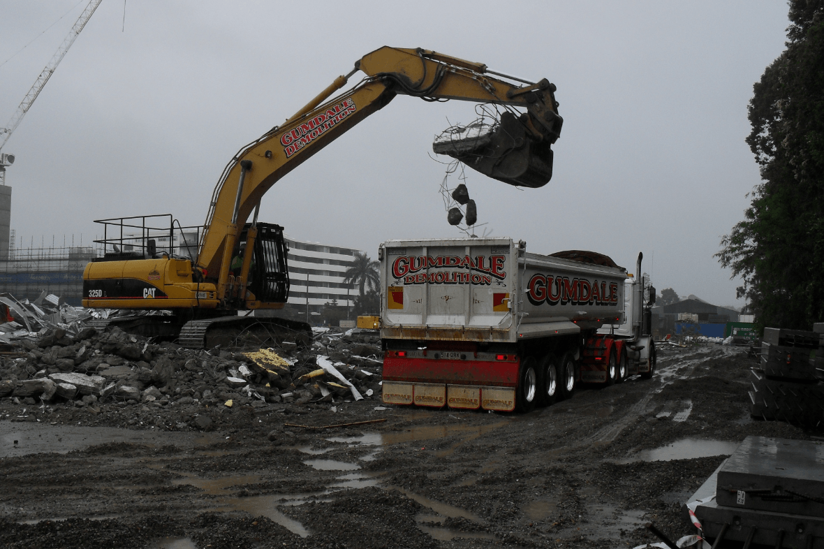 Photo of the Luggage Point Sewage Treatment Plant industrial demolition project | Featured image for Coles, Rochedale.