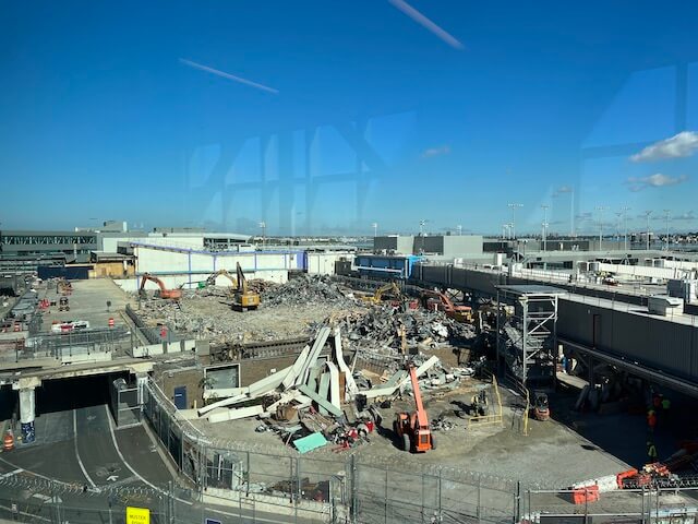 Demolish of an airport | Featured image for Industrial Asbestos Removal Landing Page for Gumdale Demolition.